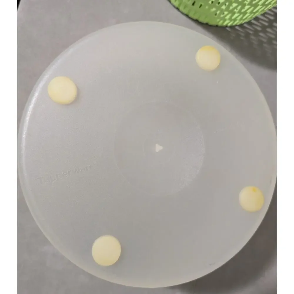 Tupperware Spin N Save Salad Spinner 4.5L Lime Green Teal Knob 3 Piece Set